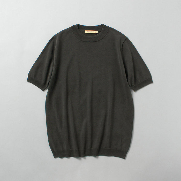 HARROWE HARROWE / 14G Ice Cotton Slight Mock Neck T-Shirt