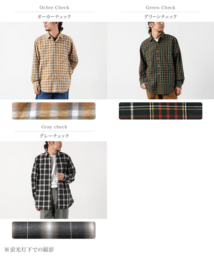 HARROWE HARROWE / Check Regular-Collar Shirt