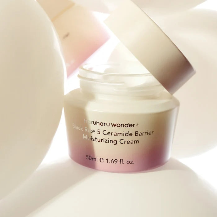 HARUHARU Wonder Black Rice 5 Ceramide Barrier Moisturizing Cream كريم الارز الاسود من هارو هارو وندر
