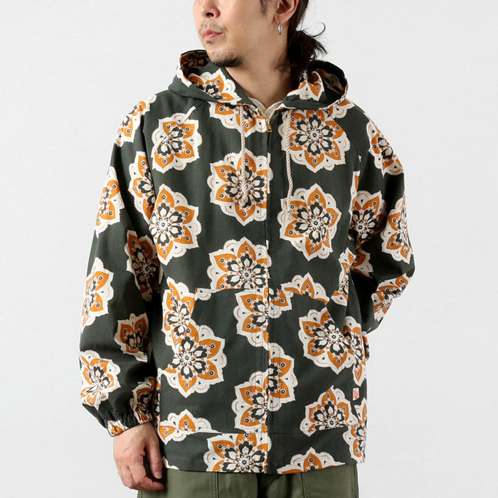 HAVE A GRATEFUL DAY / Beach Hoodie – Round Graphic Print