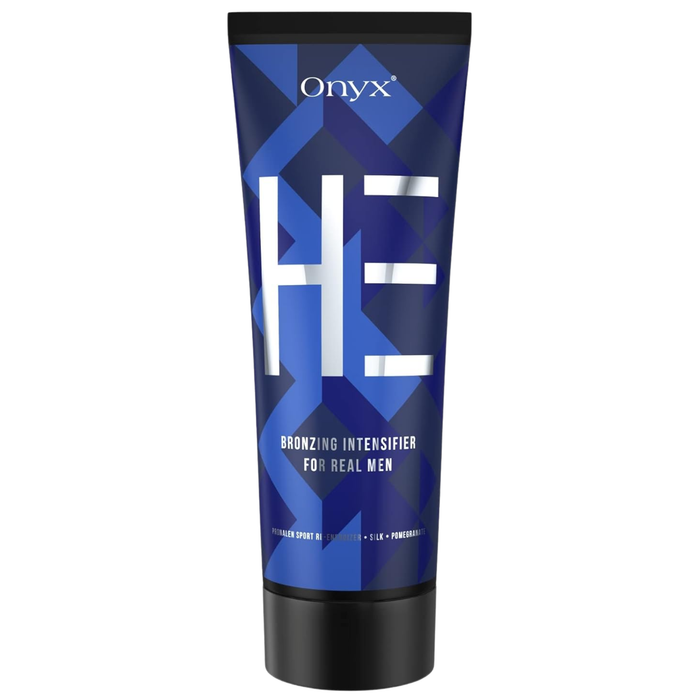 Onyx HE Bronzing Intensifier – męski krem brązujący przyspieszający opalanie i poprawiający wygląd skóry.
