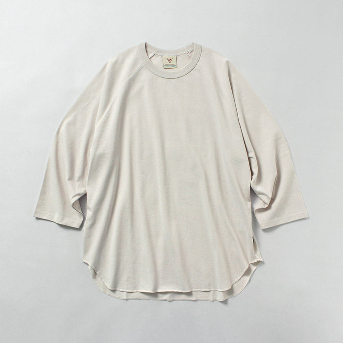 HEALTHKNIT / RAG Collaboration 3/4 Sleeve Open-End Dry Jersey Raglan Crewneck T-Shirt