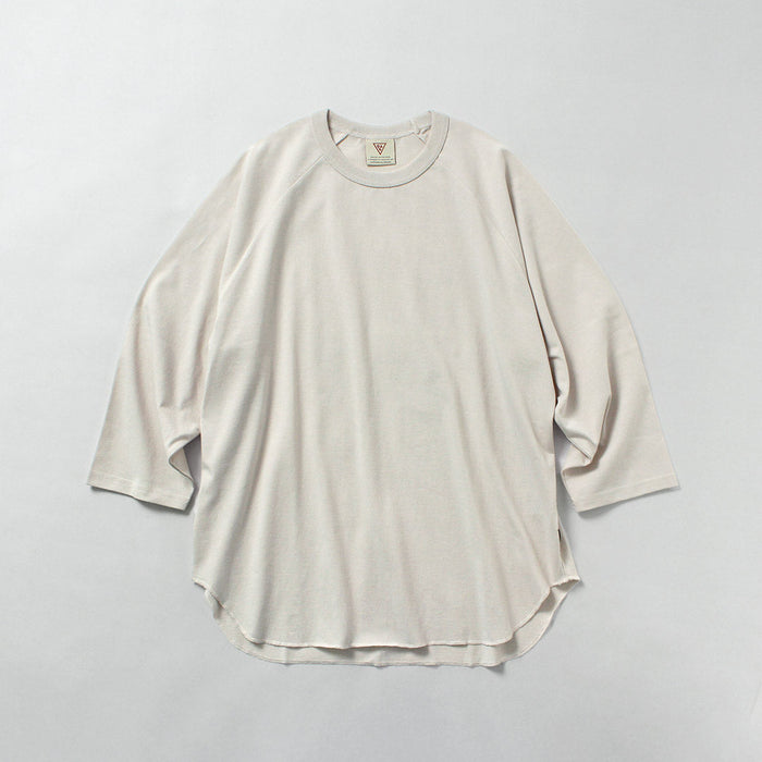 HEALTHKNIT / RAG Collaboration 3/4 Sleeve Open-End Dry Jersey Raglan Crewneck T-Shirt