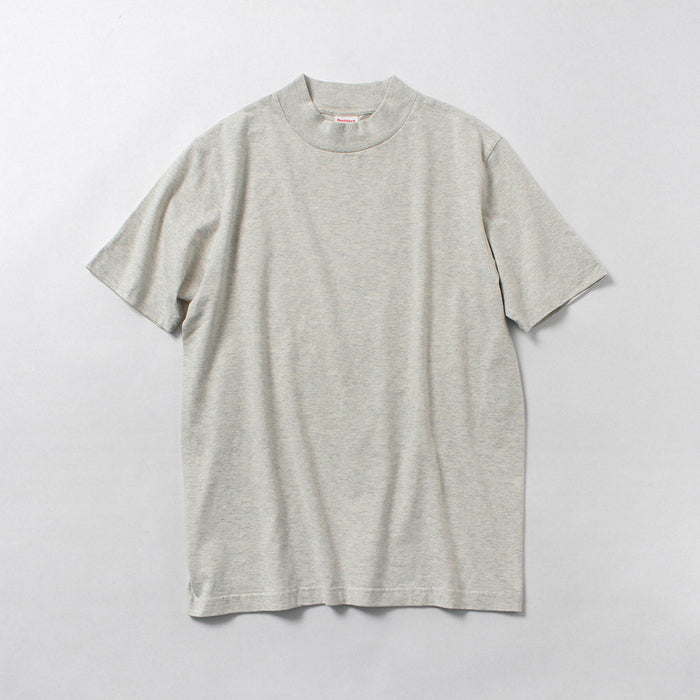 HEALTHKNIT / US Cotton Universal Mock Neck Short Sleeve T-Shirt