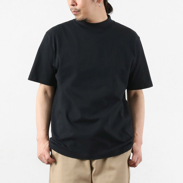 HEALTHKNIT / US Cotton Universal Mock Neck Short Sleeve T-Shirt