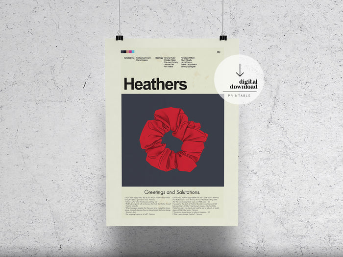 Heathers | DIGITAL ARTWORK DOWNLOAD