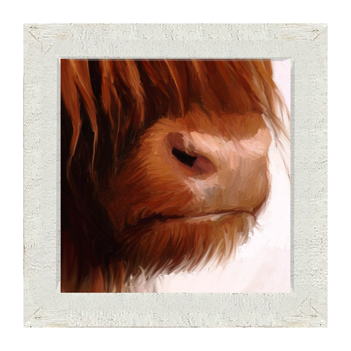 Highland Cow Face - Framed art