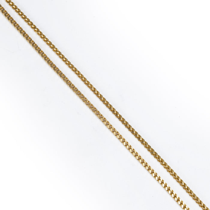 HK Skull Franco Chain - 3mm Gold