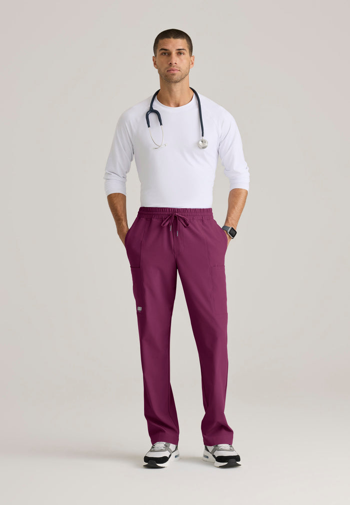 Horizon Pant - Wine - Grey's Anatomy Scrubs