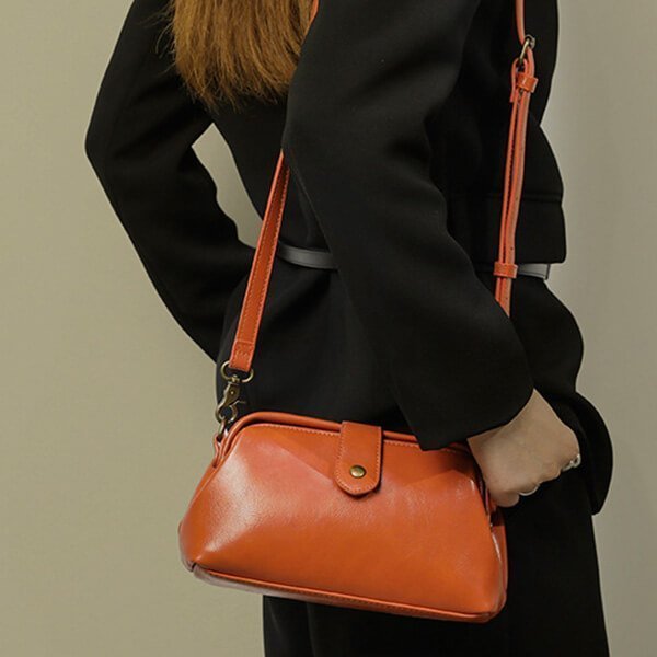 Hot Sale-Retro Handmade Bag Leather Crossbody Bag Blossom Online UG