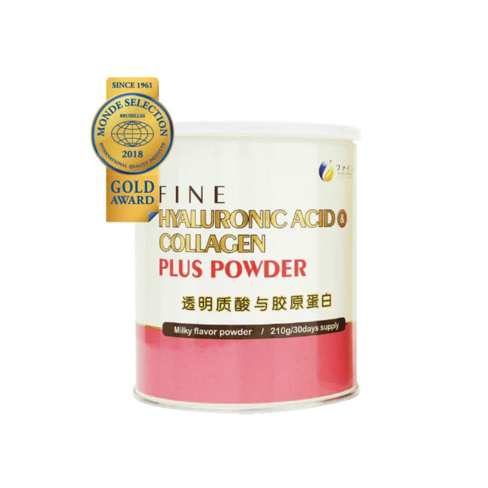 FINE Hyaluronic Acid & Collagen Plus Powder Tin 210g | Isetan KL Online Store