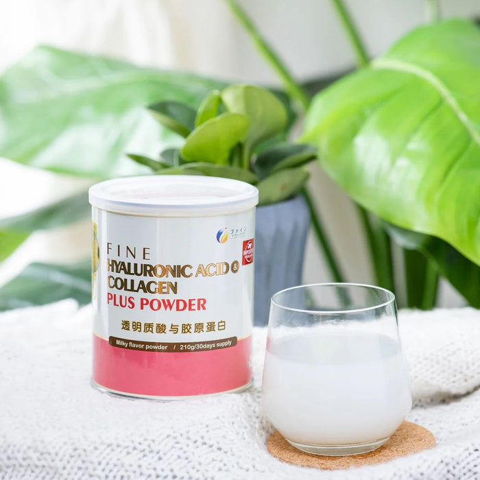 FINE Hyaluronic Acid & Collagen Plus Powder Tin 210g | Isetan KL Online Store