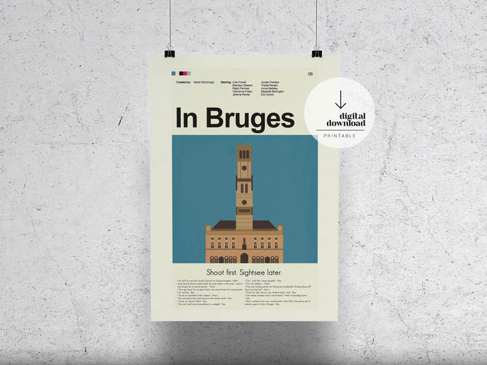 In Bruges | DIGITAL ARTWORK DOWNLOAD