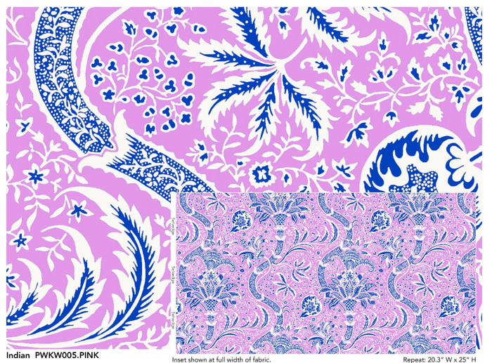 Indian / Pink by Kaffe Fassett x William Morris & Co.