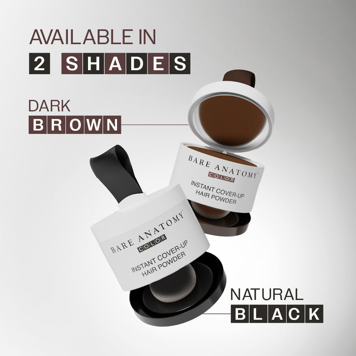 Instant Hair Cover-Up Powder Brown Color - 4g