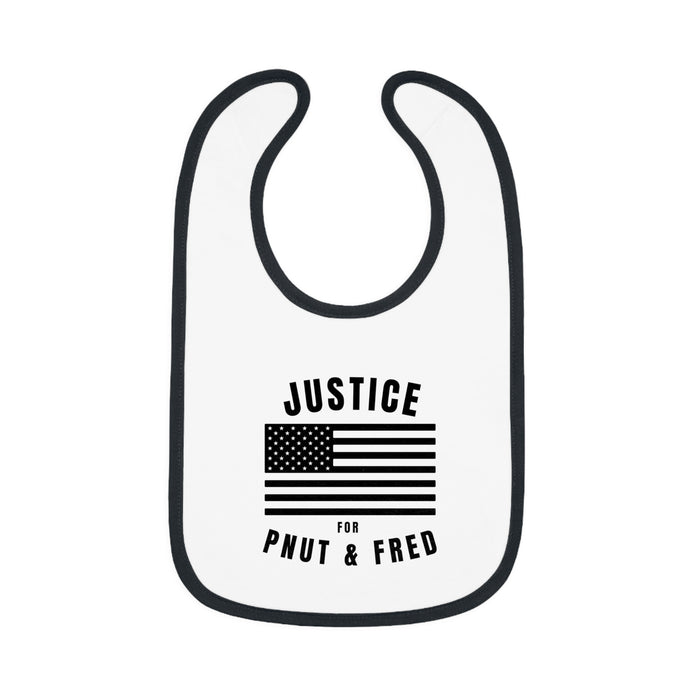 Justice For P'Nut & Fred Baby Bib