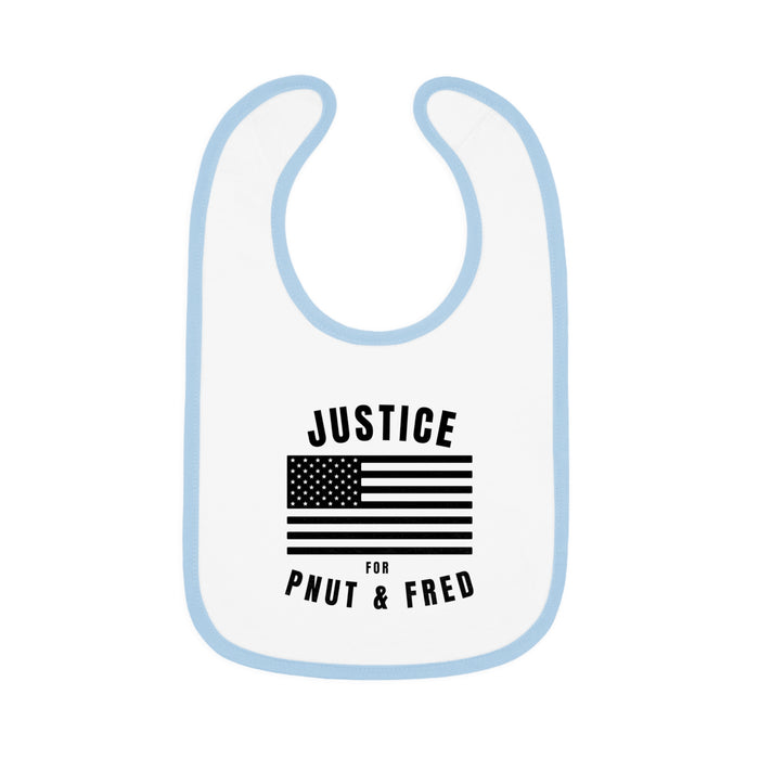 Justice For P'Nut & Fred Baby Bib