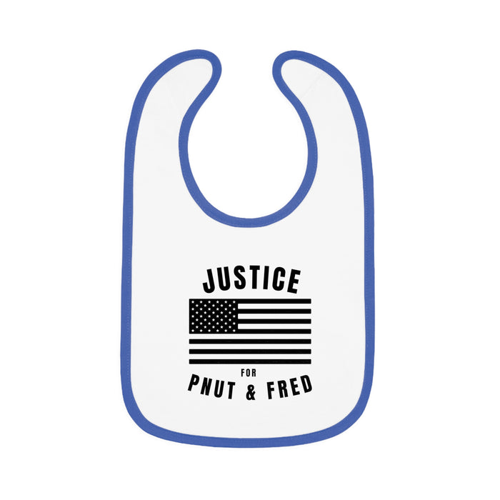 Justice For P'Nut & Fred Baby Bib