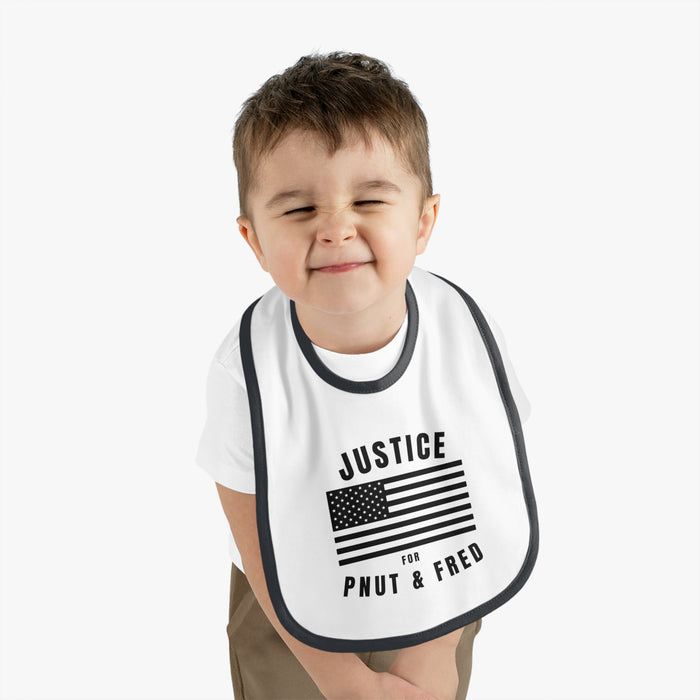 Justice For P'Nut & Fred Baby Bib
