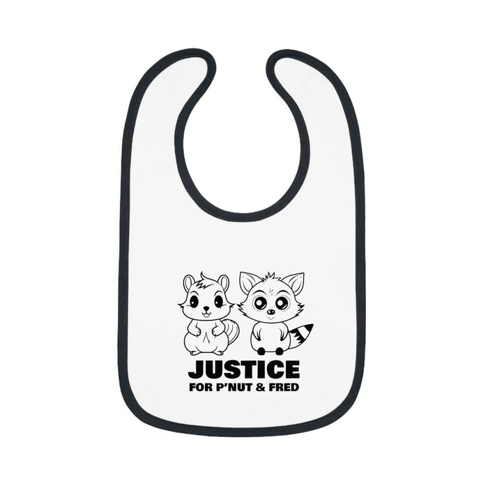 Justice For P'Nut & Fred Bib for Babies