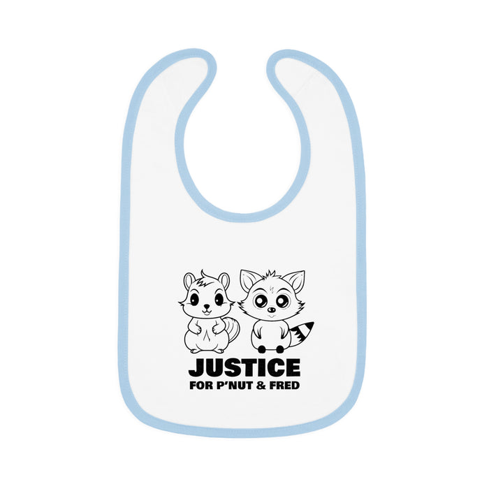 Justice For P'Nut & Fred Bib for Babies