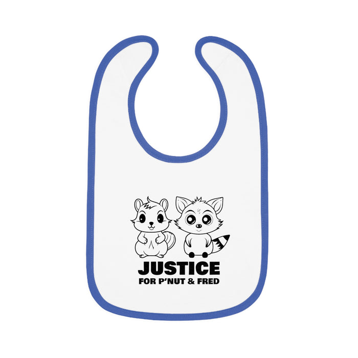 Justice For P'Nut & Fred Bib for Babies
