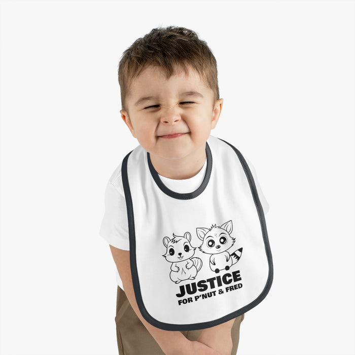 Justice For P'Nut & Fred Bib for Babies
