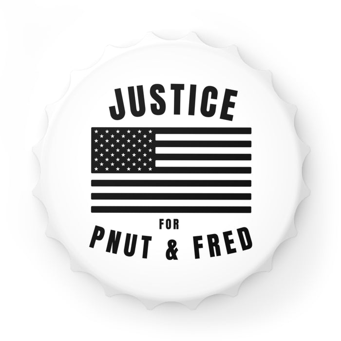 Justice For P'Nut & Fred Bottle Opener