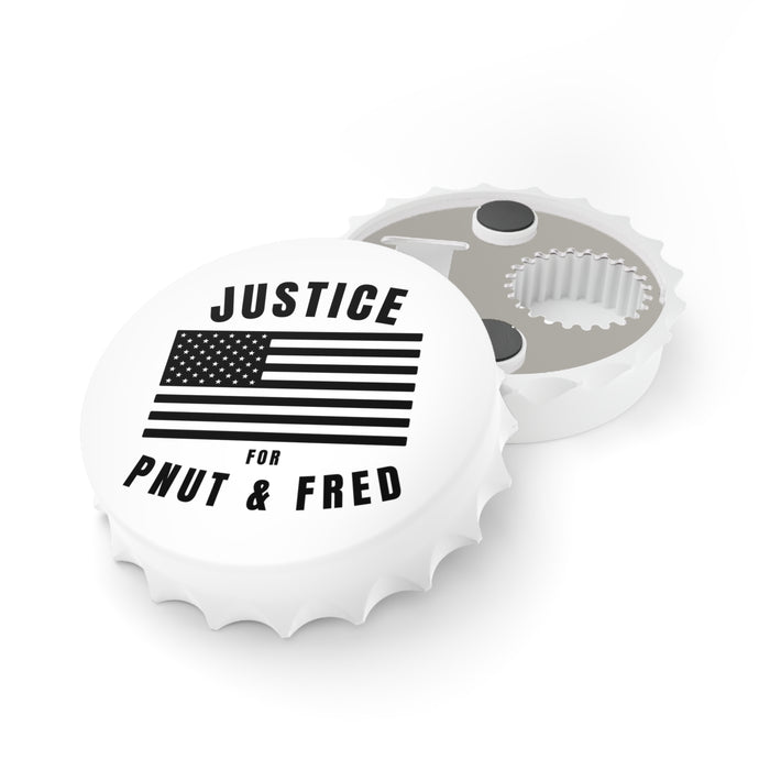 Justice For P'Nut & Fred Bottle Opener