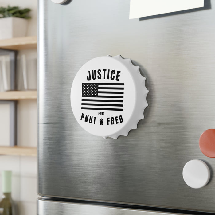Justice For P'Nut & Fred Bottle Opener
