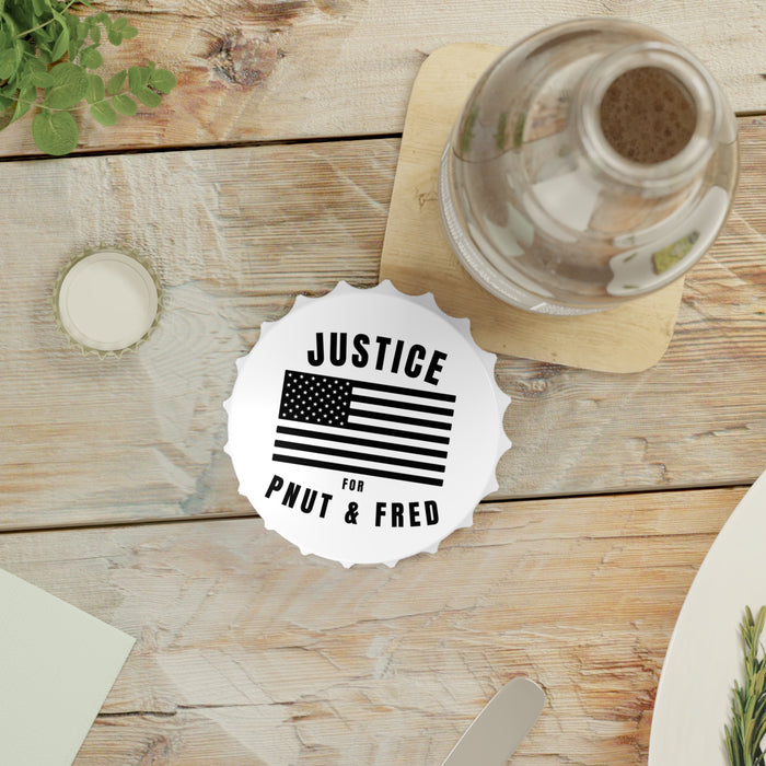 Justice For P'Nut & Fred Bottle Opener