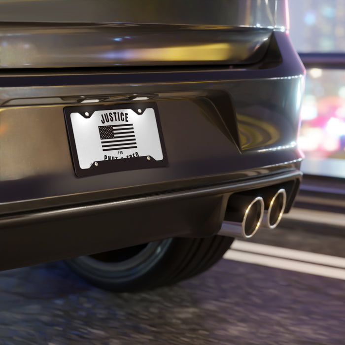 Justice For P'Nut & Fred Vanity Plate