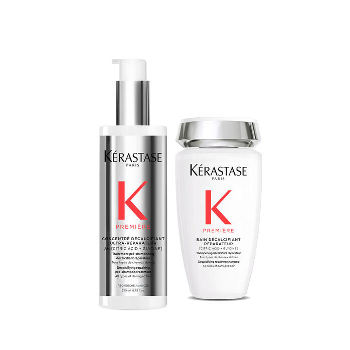 Kérastase Première Duo Shampoo Routine for Damaged Hair Repair & Decalcifying Care