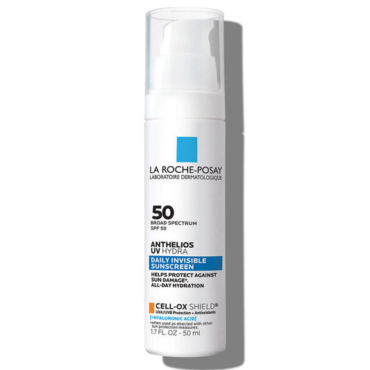 LA ROCHE POSAY 50 Anthelios UV Hydra Daily Invisible Sunscreen SPF50 واقي الشمس من لاروش بوزيه