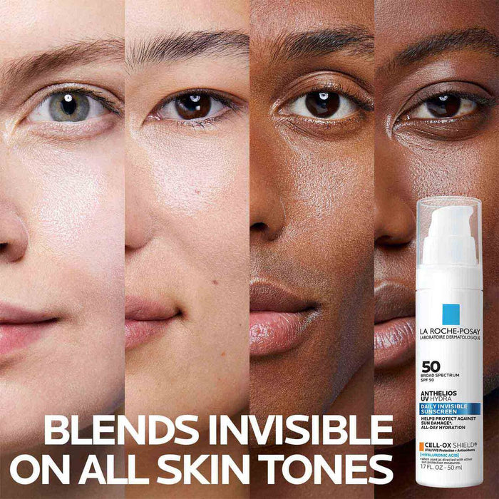 LA ROCHE POSAY 50 Anthelios UV Hydra Daily Invisible Sunscreen SPF50 واقي الشمس من لاروش بوزيه
