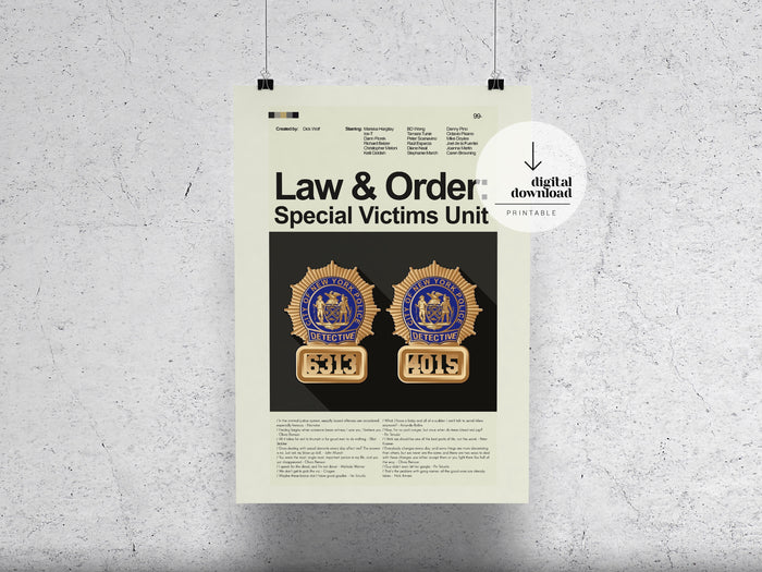 Law and Order: SVU | DIGITAL ARTWORK DOWNLOAD