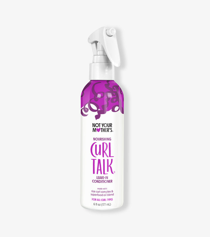 Nourish and detangle curls with NYM Curl Talk leave-in conditioner.