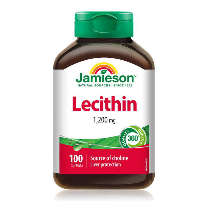 31000241 Jamieson Lecithin 100 Softgels 2102_R2092_Lecithin_1200mg_375cc_BTL_EN