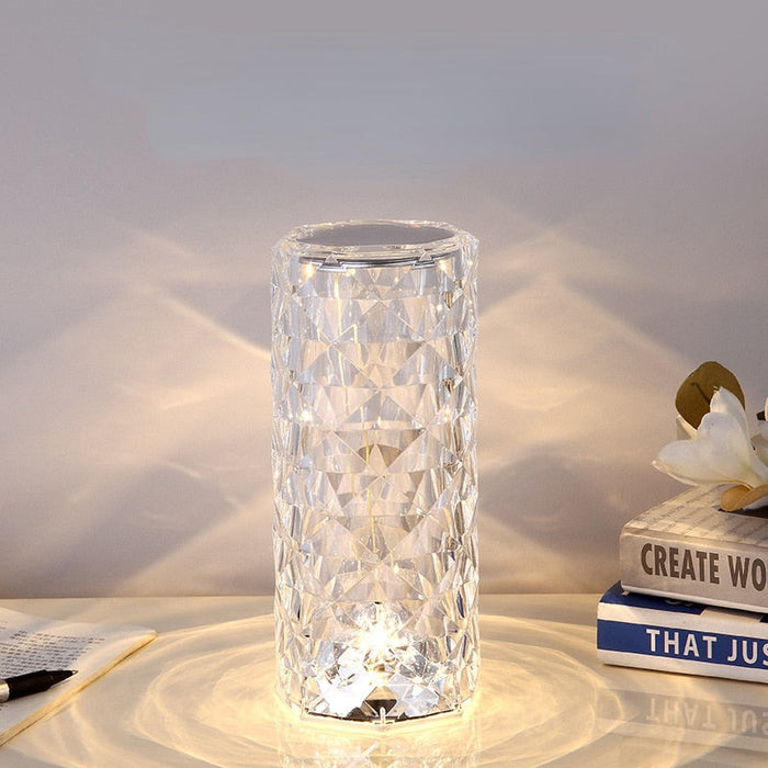 LED Kristall Rosen Lampe mit Touch Control maselive.de
