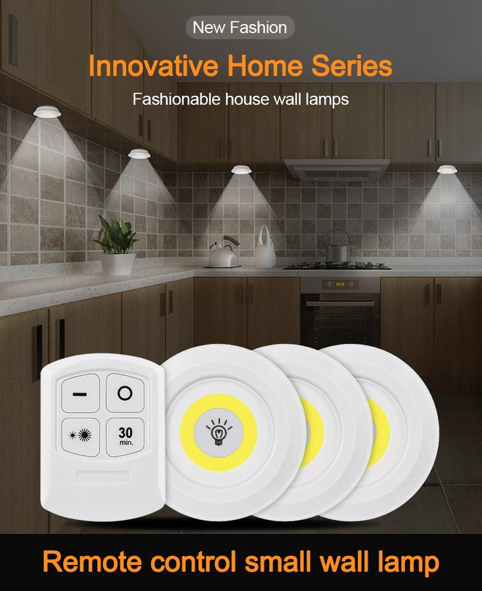 LED Wireless  Closet Remote Control Dimmable Lamp Blossom Online UG