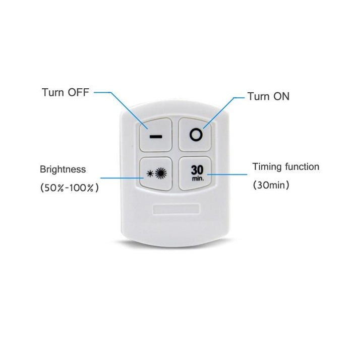 LED Wireless  Closet Remote Control Dimmable Lamp Blossom Online UG