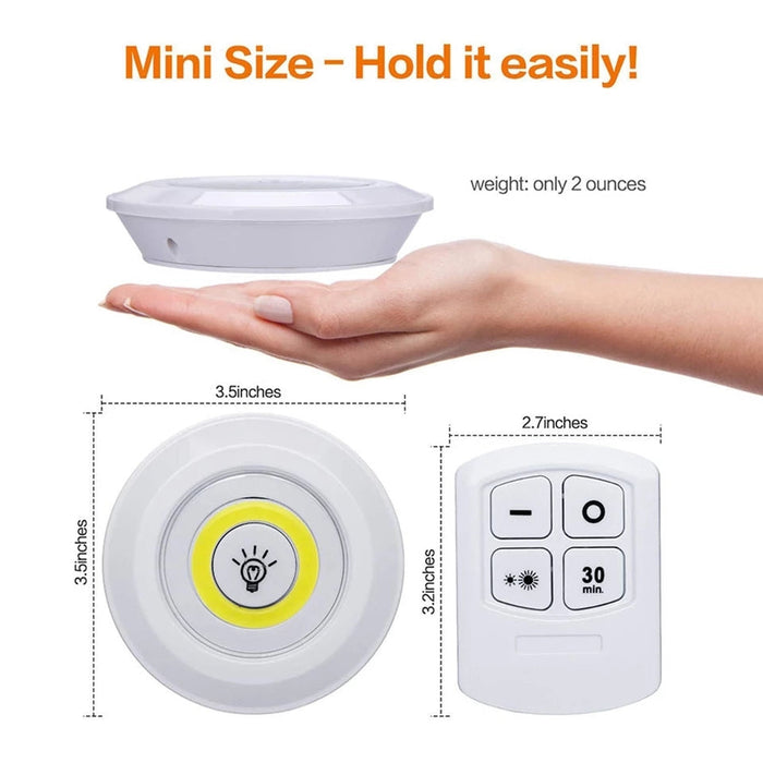 LED Wireless  Closet Remote Control Dimmable Lamp Blossom Online UG