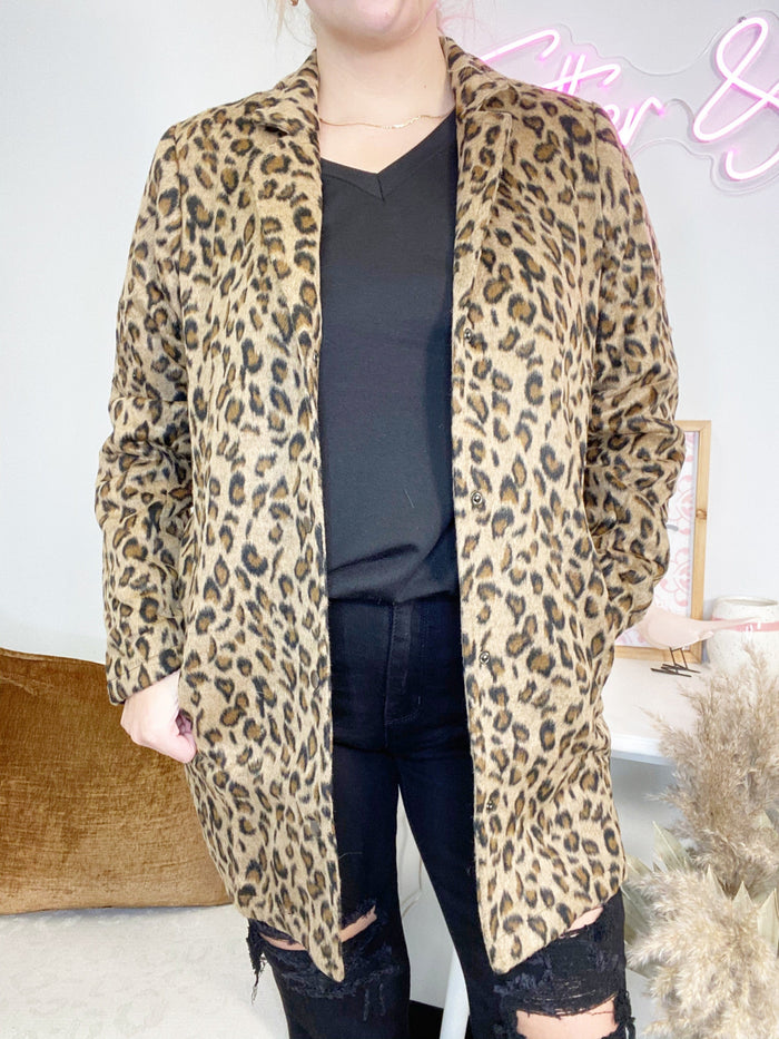 Leopard Print Blazer/Jacket
