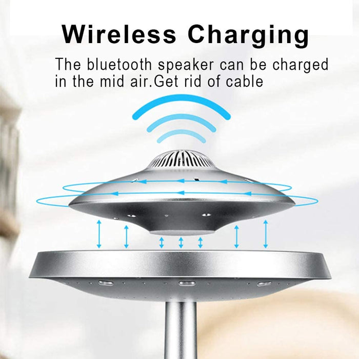 Levitating UFO Lamp Speaker nebula-light.com
