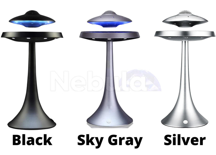 Levitating UFO Lamp Speaker nebula-light.com