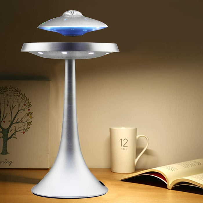 Levitating UFO Lamp Speaker nebula-light.com