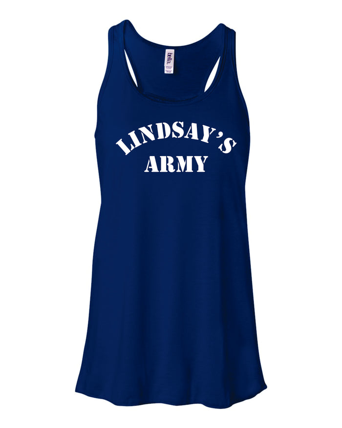 Lindsay's Army Flowy Tank- Matte or Glitter