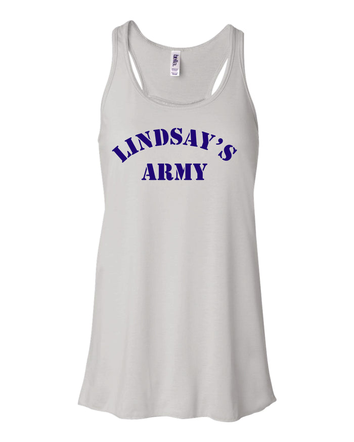 Lindsay's Army Flowy Tank- Matte or Glitter