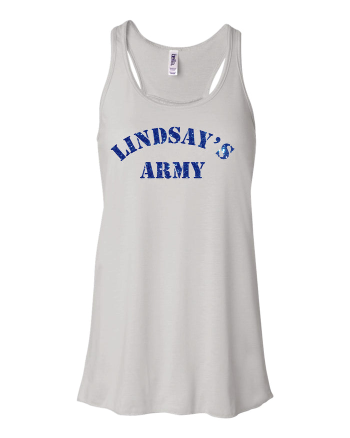 Lindsay's Army Flowy Tank- Matte or Glitter