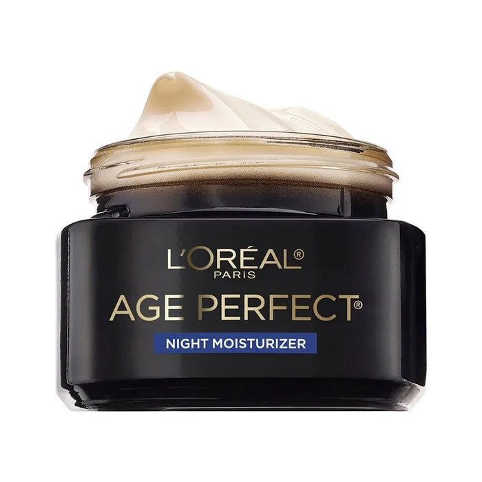 LOREAL PARIS Age Perfect Nourishing NIGHT Moisturizer كريم لوريال باريس الليلي تغذية وتجديد للبشرة الناضجة